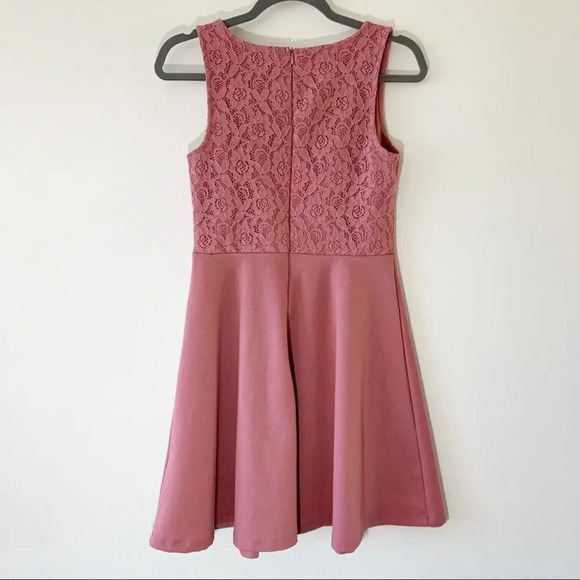 Altar’d State Mauve Lace Tank Swing Dress Small S - Picture 2 of 9